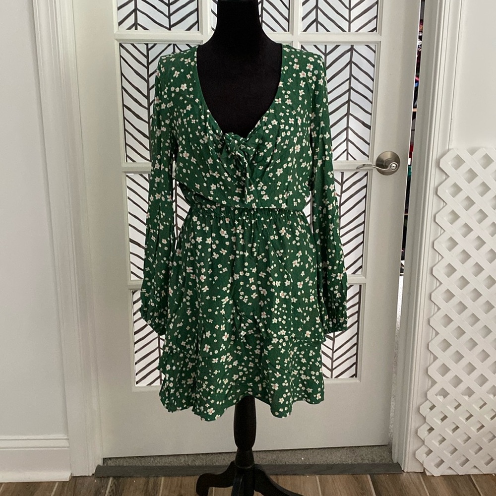 👒👗Rodeo Show long sleeve midi dress.